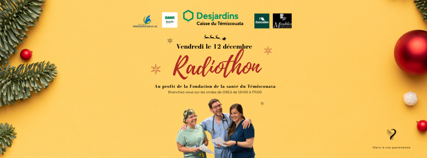 Radiothon 2025 : 16 600$ amassés pour la santé au Témiscouata